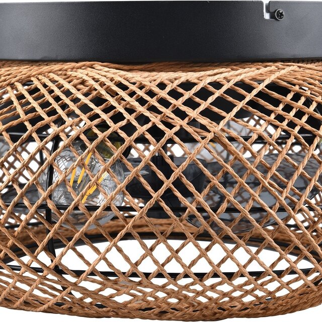 HLW LED Trion Lari LED ceiling fan 4x E27, remote control HLW LED Trion Lari LED ceiling fan 4x E27, remote control