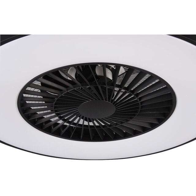 HLW LED Dimmable LED Ceiling Fan 40W Matte Black 5000lm