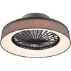 Trion Farali LED ceiling fan 30W dimmable - matte gray