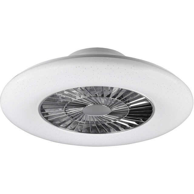 HLW LED LED ceiling fan matte chrome - 40W dimmable, 4000lm HLW LED LED ceiling fan matte chrome - 40W dimmable, 4000lm