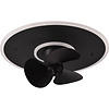 Trion Bryan LED ceiling fan matte black 30W dimmable