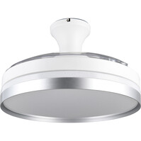 Trion Berga LED ceiling light with fan Ø1000, dimmable