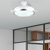 ronde dimbare LED plafondlamp met ventilator Ø1000 mm 35W 4050 lm instelbare kleurtemperatuur