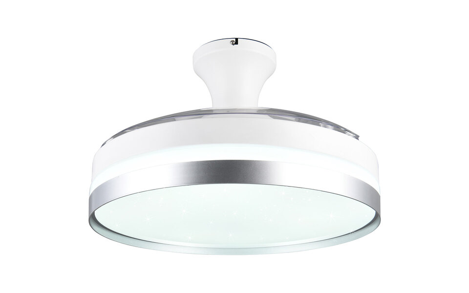 HLW LED Trion Berga LED plafondlamp met ventilator Ø1000, dimbaar
