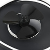 HLW LED Trion Sorti 30W LED ceiling fan matte black dimmable