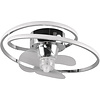 38W LED ceiling fan chrome – dimmable, 4400 lm 38W LED ceiling fan chrome – dimmable, 4400 lm