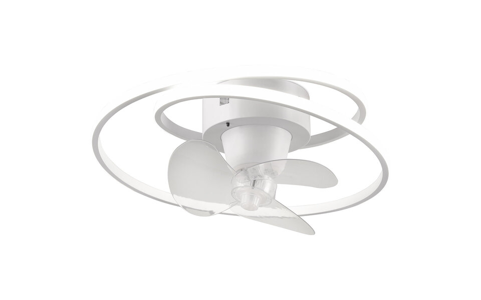 HLW LED LED ceiling light with fan - Trion Muaz 38W dimmable