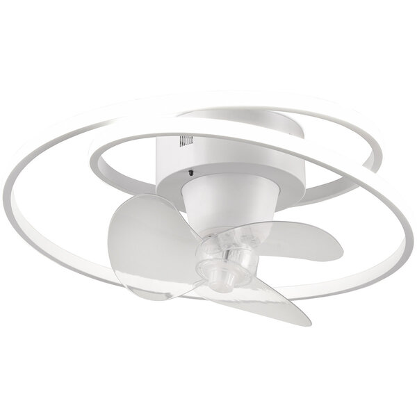 HLW LED LED plafondlamp met ventilator - Trion Muaz 38W dimbaar HLW LED LED plafondlamp met ventilator - Trion Muaz 38W dimbaar