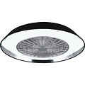 Trion Berga 30W LED ceiling light with fan, dimmable