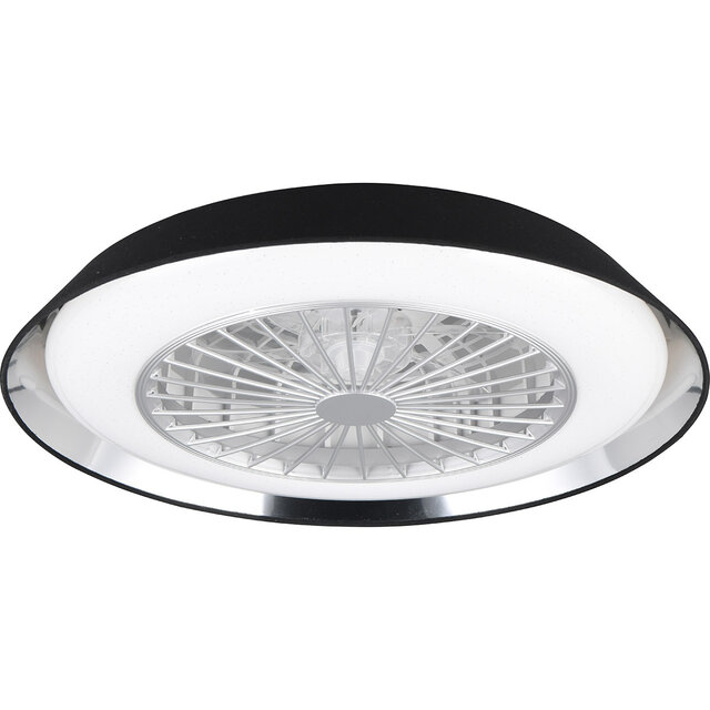 HLW LED Trion Berga 30W LED ceiling light with fan, dimmable