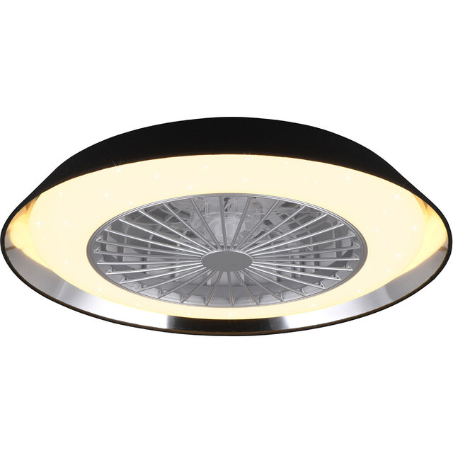 HLW LED Trion Berga 30W LED ceiling light with fan, dimmable