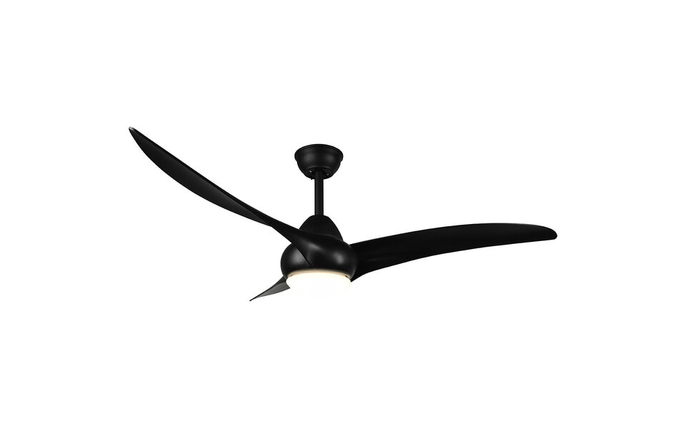 HLW LED Trion Alasin LED plafondventilator Ø115 cm zwart, dimbaar HLW LED Trion Alasin LED plafondventilator Ø115 cm zwart, dimbaar