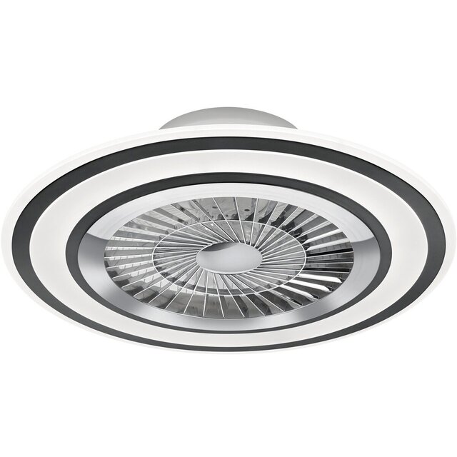 Trion Figon LED plafondlamp met ventilator 36W, dimbaar Verlichting per ruimte