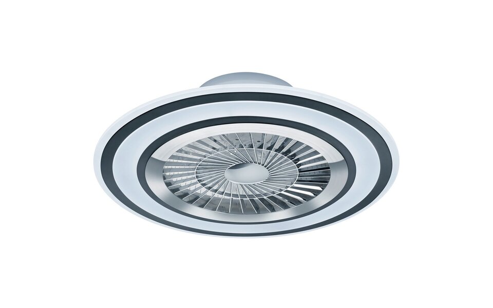 HLW LED Trion Figon LED ceiling light with fan 36W, dimmable