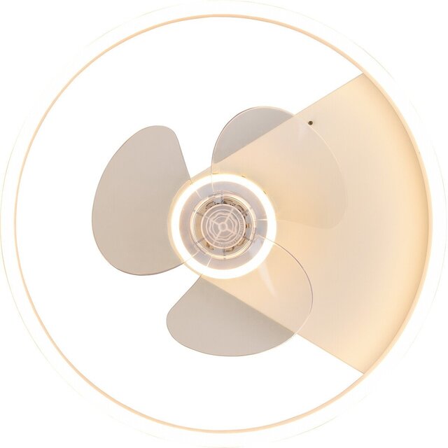 HLW LED Dimbare LED plafondventilator met afstandsbediening 30W