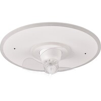 Trion Bryan LED ceiling light with fan 30W dimmable