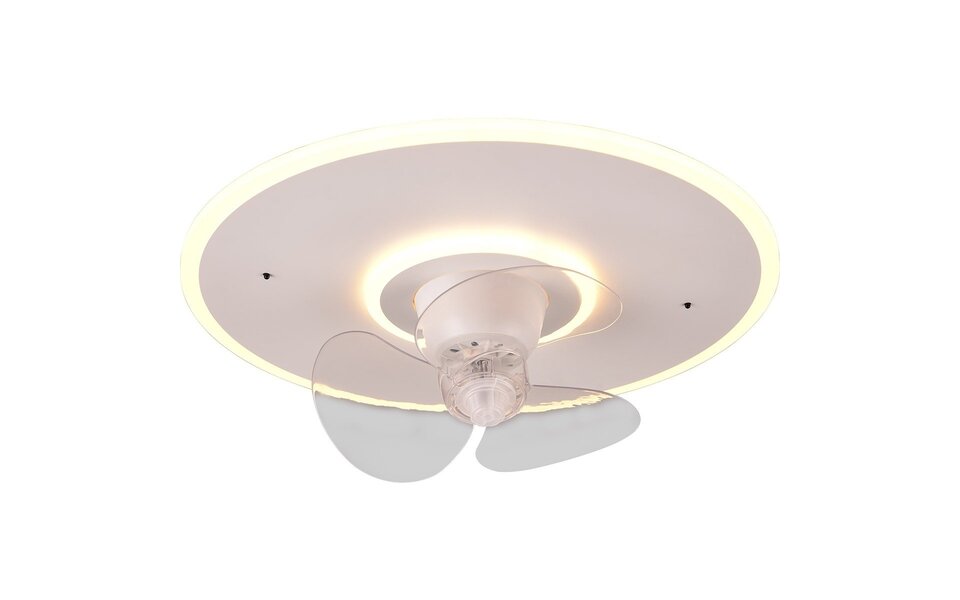 HLW LED Trion Bryan LED plafondlamp met ventilator 30W dimbaar