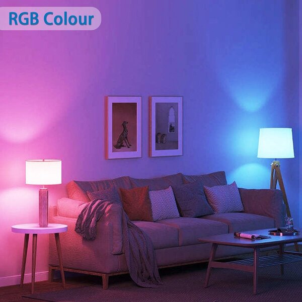 HLW LED Energiezuinige 9W LED Spot - Witte Kunststof Spot met RGB en Smart Home