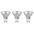 Trion Rova LED Lamp Set - 3x Dimmable White Spotlight 5W LED with GU10 Fitting