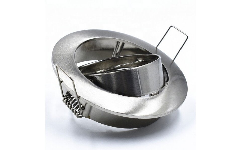 HLW LED 3W LED Spot Set - Kantelbare Ronde Inbouwspot Mat Chroom | Dimbare Witte Spot