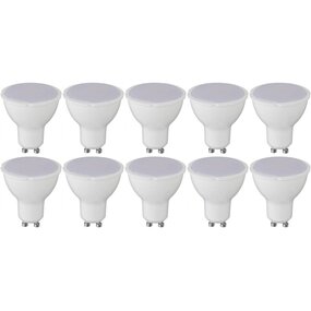 LED GU10 Spot 4W 320lm 6400K – Set van 10 (230V) LED GU10 Spot 4W 320lm 6400K – Set van 10 (230V)