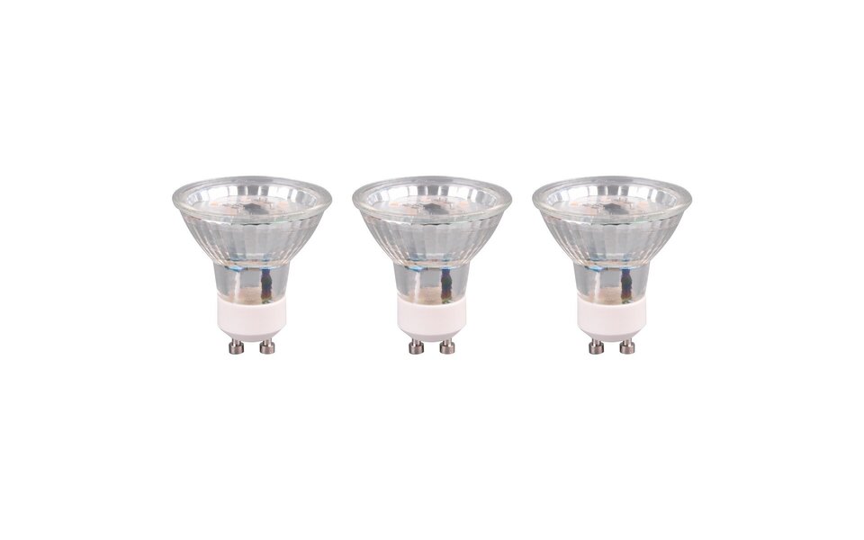 HLW LED Trion Rova LED Lamp Set - 3W Witte Spot GU10 - Warm Wit 3000K, 3 Stuks