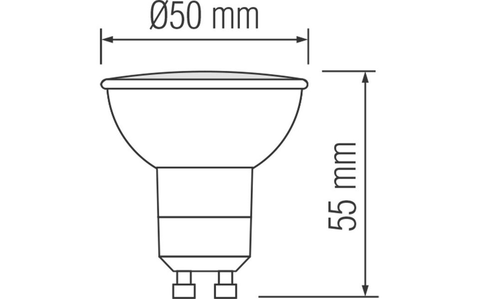 HLW LED LED Spot GU10 4W - Energiezuinige Witte Spot met Warm Wit Licht 3000K