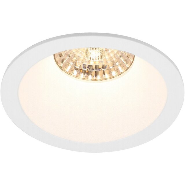 HLW LED LED Spotlight Set - Dimmable 4W LED Recessed Spotlight Round White Spotlight GU10