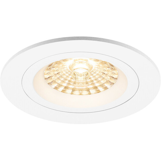 HLW LED LED Spot Set 6W - Ronde Witte Inbouwspot met GU10 Fitting en Natuurlijk Wit Licht HLW LED LED Spot Set 6W - Ronde Witte Inbouwspot met GU10 Fitting en Natuurlijk Wit Licht