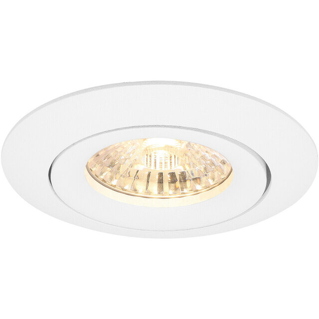 HLW LED Pragmi Uranio Pro 6W LED Spot - Kantelbare Ronde Inbouwspot Witte Spot