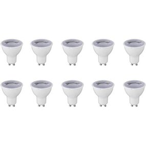 LED GU10 Spots 10-pack 6W Dimbaar 3000K (390 lm) LED GU10 Spots 10-pack 6W Dimbaar 3000K (390 lm)