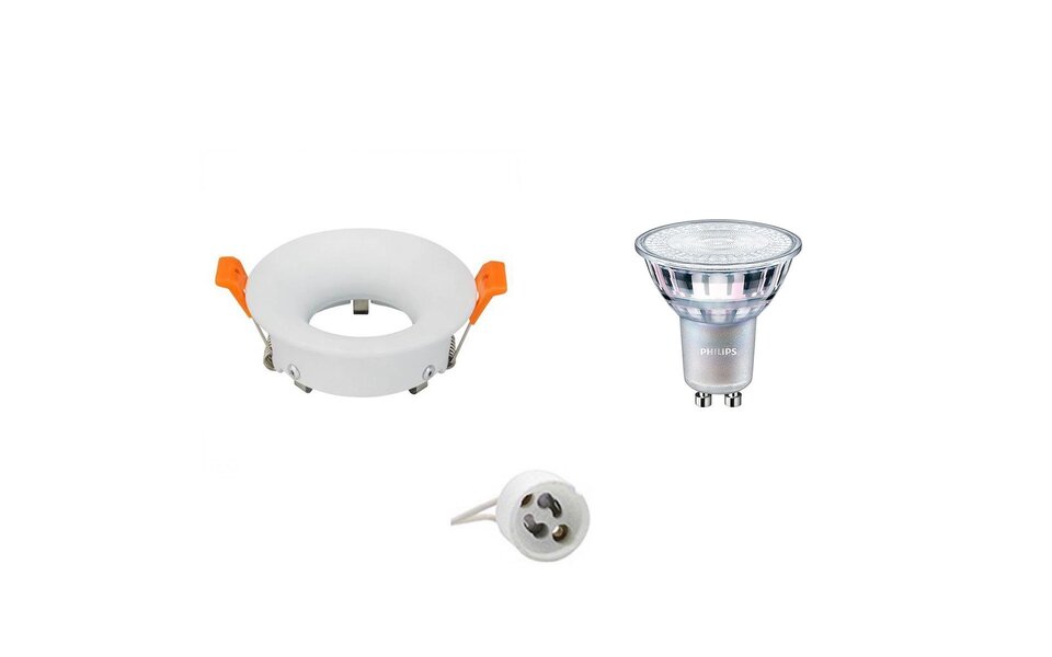 HLW LED 7W LED Spot Set - Dimbare Ronde Inbouwspot Ø85mm - Witte Spot GU10