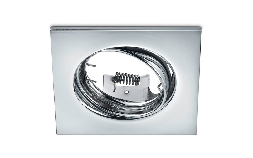 HLW LED 7W Dimbare Kantelbare LED Spot - Vierkante Inbouwspot, Witte & Chroom Afwerking HLW LED 7W Dimbare Kantelbare LED Spot - Vierkante Inbouwspot, Witte & Chroom Afwerking