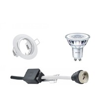 3W LED recessed spotlight GU10 3000K dimmable 230 lm (set)