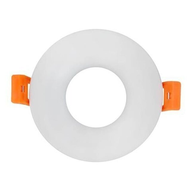HLW LED 4W Dimmable LED Spot - Round Recessed Spot Light Matt White, GU10, Warm White 3000K