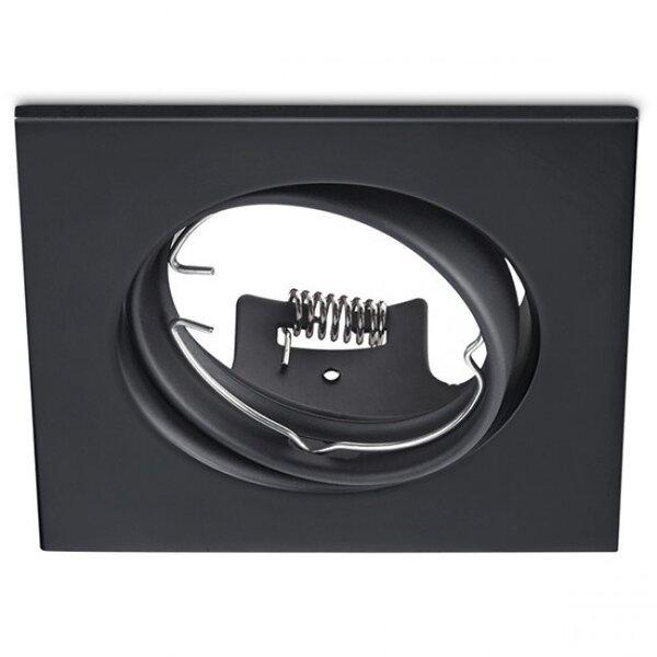 HLW LED Inbouwspot 6W LED Spot Kantelbaar - Vierkante Zwarte & Witte Spot GU10 HLW LED Inbouwspot 6W LED Spot Kantelbaar - Vierkante Zwarte & Witte Spot GU10