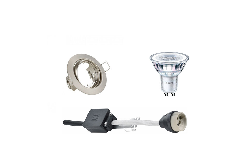 HLW LED LED Spotlight Set - Tiltable Recessed Spotlight Round White Spotlight 5W LED Spotlight