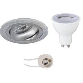 LED Inbouwspot Set GU10 6W Dimbaar 4200K LED Inbouwspot Set GU10 6W Dimbaar 4200K