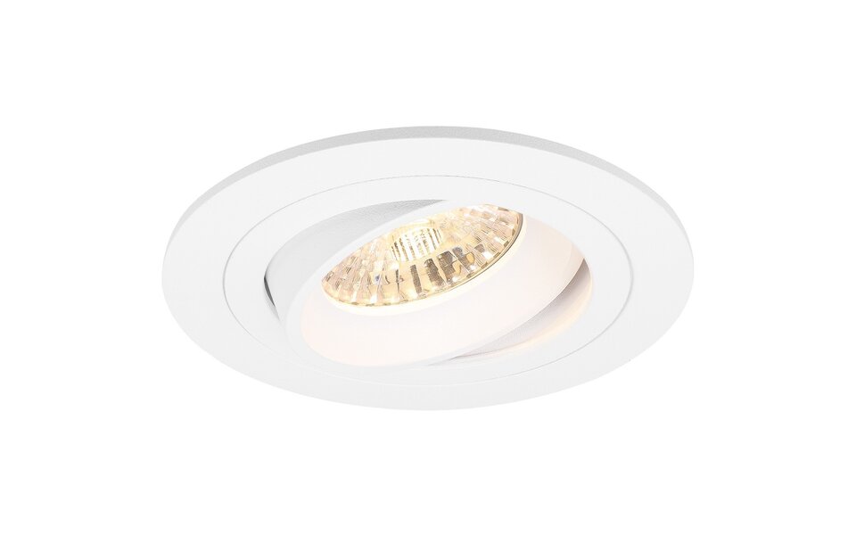 HLW LED 6W LED Spot Set - Dimmable Tiltable Recessed Spot Light Matte White - Round Spot GU10 HLW LED 6W LED Spot Set - Dimmable Tiltable Recessed Spot Light Matte White - Round Spot GU10