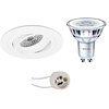 LED Inbouwspot GU10 3,5W 2700K - Kantelbaar 40° LED Inbouwspot GU10 3,5W 2700K - Kantelbaar 40°