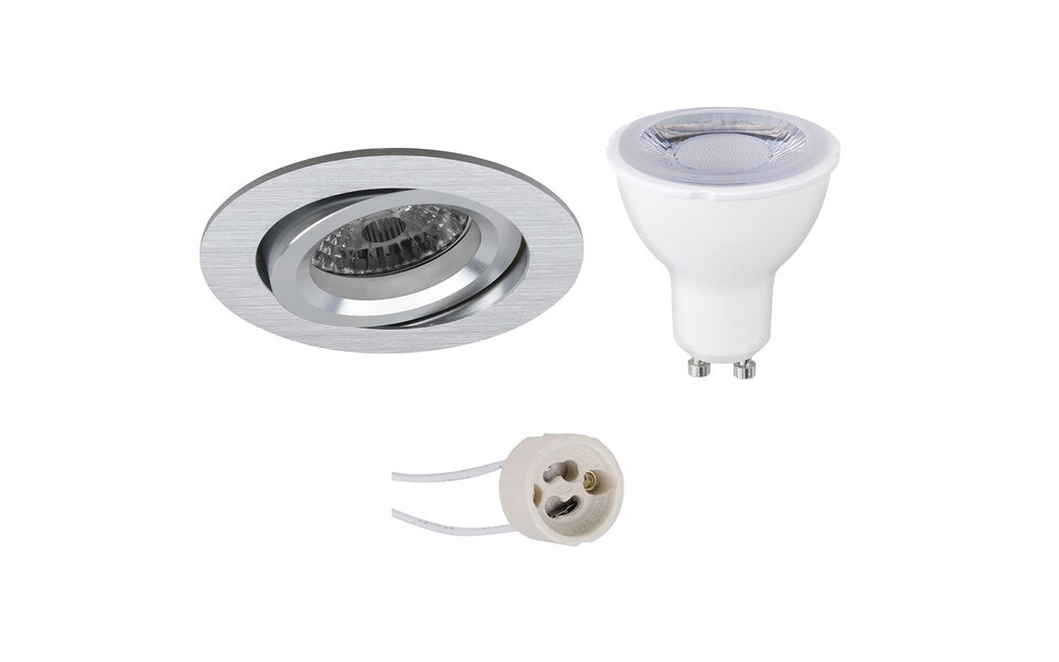 HLW LED Pragmi Aerony Pro 6W Dimmable LED Spotlight - Tiltable Round Recessed Spotlight White Spotlight HLW LED Pragmi Aerony Pro 6W Dimmable LED Spotlight - Tiltable Round Recessed Spotlight White Spotlight