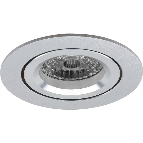 HLW LED LED Spot Set 3.5W - Kantelbare Ronde Inbouwspot Mat Zilver - Witte Spot GU10
