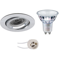 LED spot set GU10 Mat Zilver DimTone dimbaar 2200–2700K LED spot set GU10 Mat Zilver DimTone dimbaar 2200–2700K
