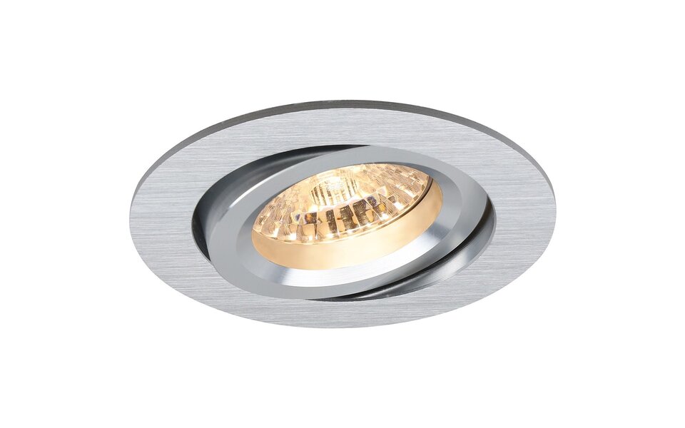 HLW LED Dimbare 3W LED Spot - Kantelbare Ronde Inbouwspot Mat Zilver Warm Wit HLW LED Dimbare 3W LED Spot - Kantelbare Ronde Inbouwspot Mat Zilver Warm Wit