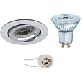 LED Spot Set 4W Dimmable Recessed Spotlight - Tiltable Round White LED Lamp