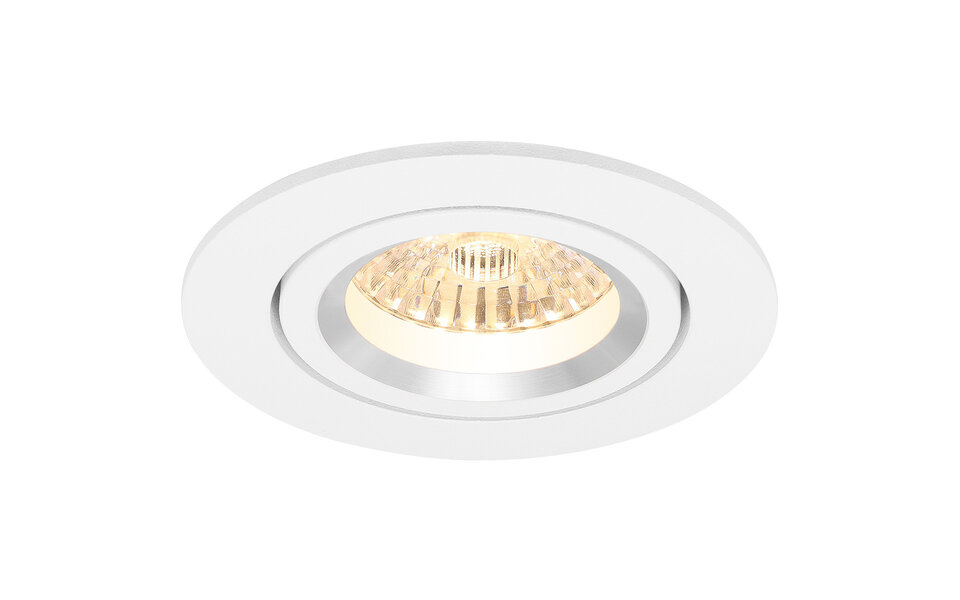 HLW LED Pragmi Aerony Pro 6W LED Spot Set - Dimbare, Kantelbare Ronde Witte Inbouwspot