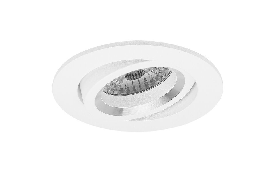 HLW LED LED Spot Set - Tiltable Round Recessed Spotlight 6W LED Lamp White Spotlight HLW LED LED Spot Set - Tiltable Round Recessed Spotlight 6W LED Lamp White Spotlight