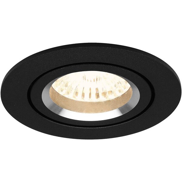 HLW LED LED Spot Set 6W - Kantelbare Ronde Inbouwspot Mat Zwart of Wit, GU10