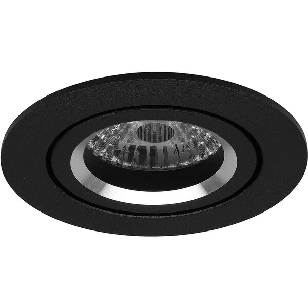 HLW LED Dimbare 4W LED Spot Set - Kantelbare Ronde Inbouwspot Mat Zwart Ø82mm HLW LED Dimbare 4W LED Spot Set - Kantelbare Ronde Inbouwspot Mat Zwart Ø82mm