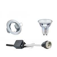LED GU10 Inbouwspot DimTone 4.9W 2200–2700K Chroom